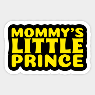 Mommy's Little Prince Sticker